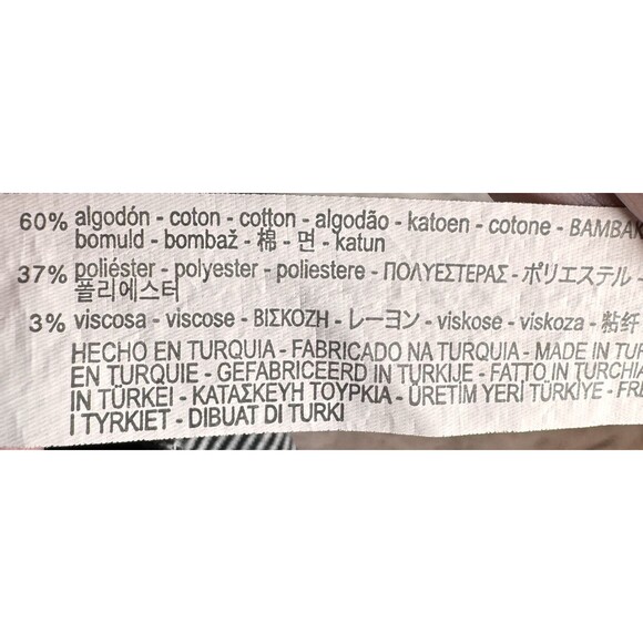 Zara Trafaluc Womens T-Shirt Dress Size Small Black White Striped Flutter Sleeve - Picture 9 of 12